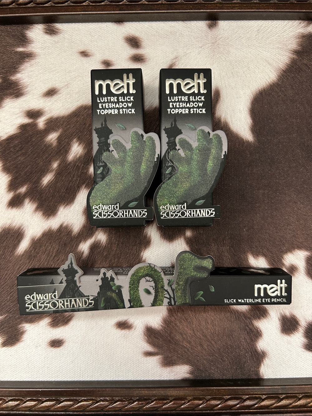 Melt Cosmetics Lustre Slick Eyeshadow Topper Stick — Shimmering Green